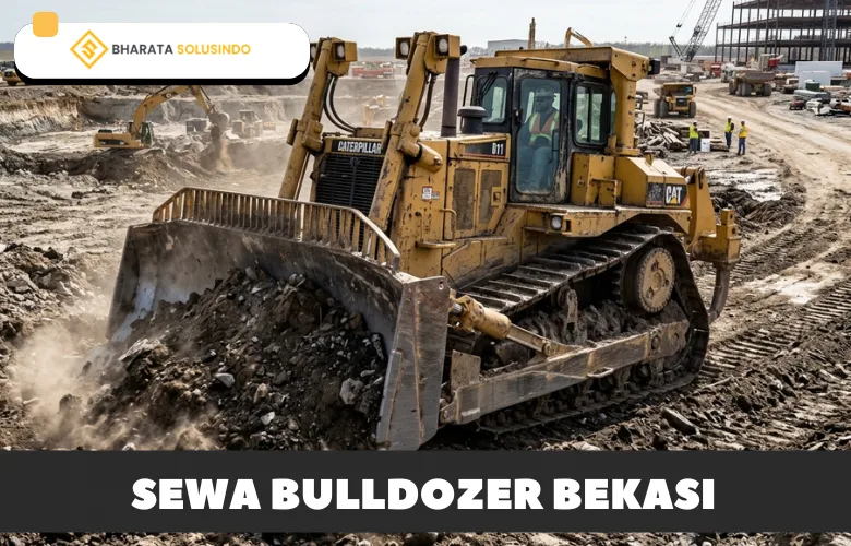 sewa bulldozer bekasi bharata solusindo
