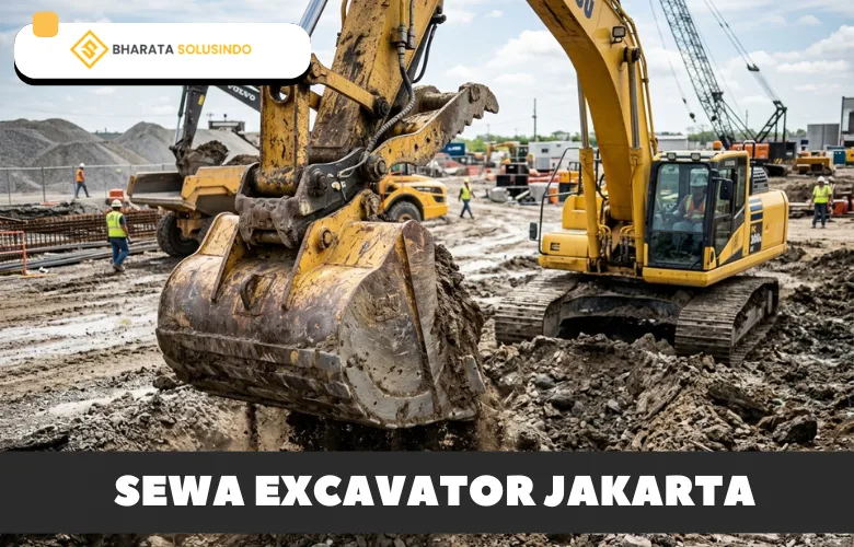 sewa excavator jakarta bharata solusindo
