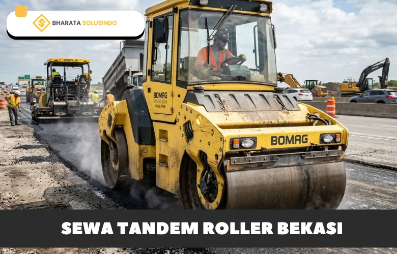 sewa tandem roller bekasi bharata solusindo