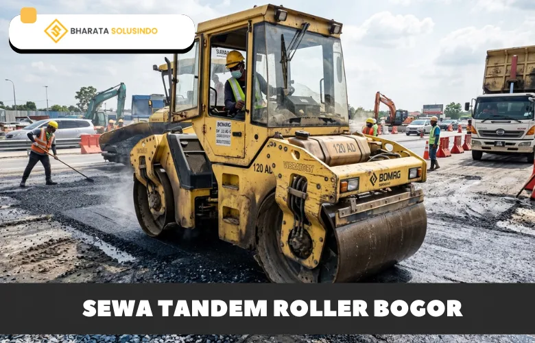 sewa tandem roller bogor bharata solusindo